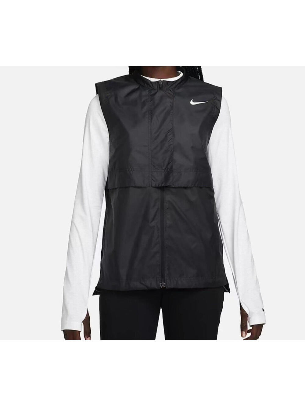 $100 Nike Tour Repel Water-Repellent Black Golf Vest Women's Sz S DX6085-010 NWT